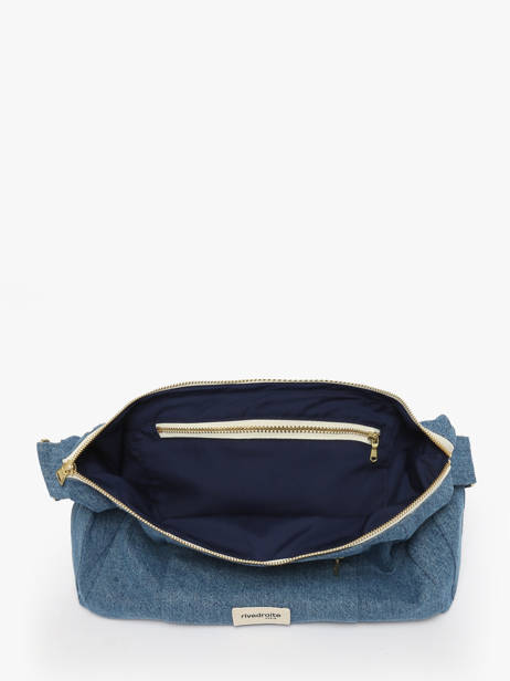 Le Sac Crossbody Mini Charlot Coton Recyclé Rivedroite Bleu timeless MCHARTIM vue secondaire 2