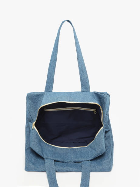 Le Sac Porté épaule A4 Célestins Coton Recyclé Rivedroite Bleu timeless CELESTIM vue secondaire 2