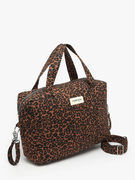 Sac Porté épaule Darcy Coton Recyclé Rivedroite Marron wild tribe DARCYWIL vue secondaire 1