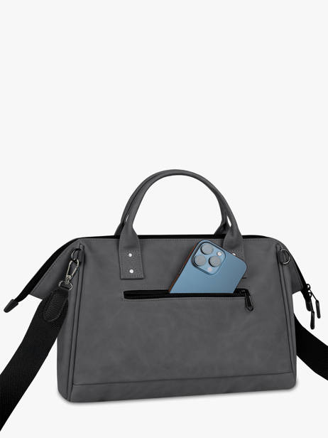 Sac Bandoulière Crossbody Polyester Cabaia Gris crossbody L vue secondaire 3