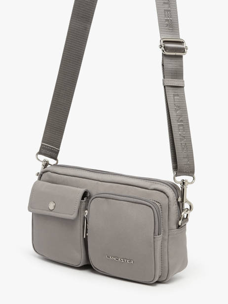 Sac Bandoulière Basic Pocket Polyester Lancaster Gris basic pocket 91 vue secondaire 1