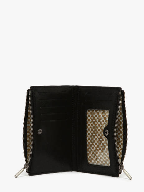Portefeuille Vintage Cuir Mila louise Noir vintage 3576E vue secondaire 1