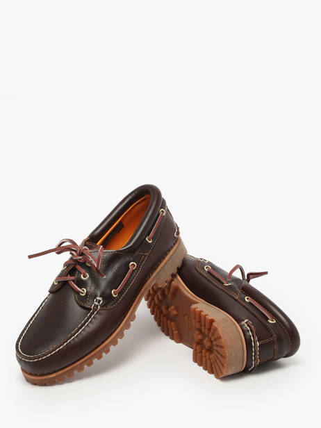 Chaussures Bateau Noreen En Cuir Timberland Marron men 32141 vue secondaire 2