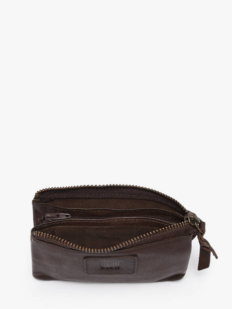 Porte-monnaie Heritage Cuir Biba Marron heritage BT35 vue secondaire 1