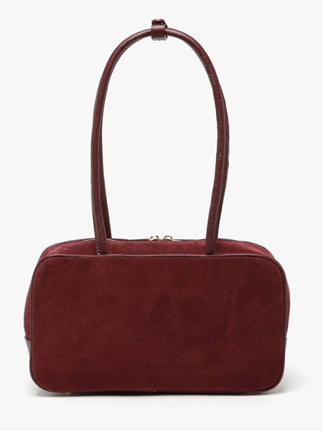 Sac Porté épaule Velvet Caviar Cuir Milano Rouge velvet caviar VC25093 vue secondaire 4