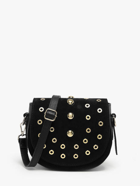 Sac Bandoulière Velvet Studs Milano Noir velvet studs VS25093