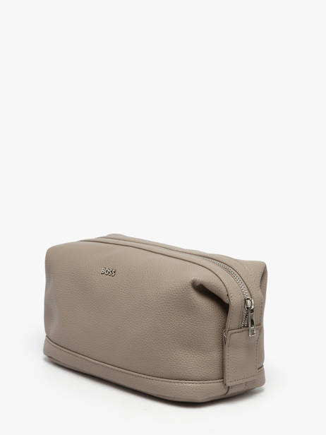 Trousse De Toilette Hugo boss Beige grained HTC518Z vue secondaire 1