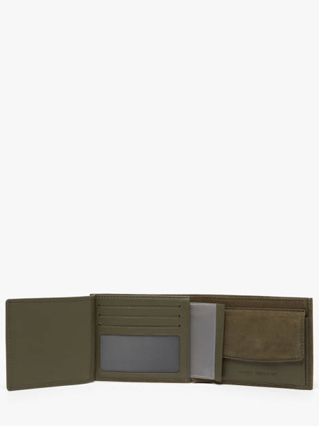 Portefeuille Nubuck Cuir Yves renard Vert nubuck 2607 vue secondaire 2