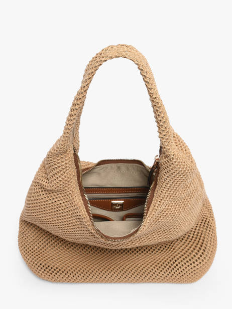 Sac Porté épaule Baobab Cuir Etrier Beige baobab EBAO154M vue secondaire 3