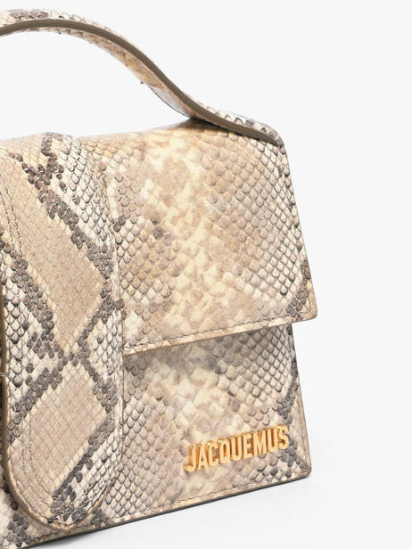 Sac Bandoulière D'occasion Grand Bambino Cuir Jacquemus Beige second life 1565128 vue secondaire 2