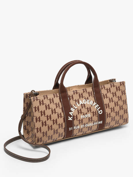 Sac East-west Rsg Mono Magazine Karl lagerfeld Beige rsg B1W50013 vue secondaire 2