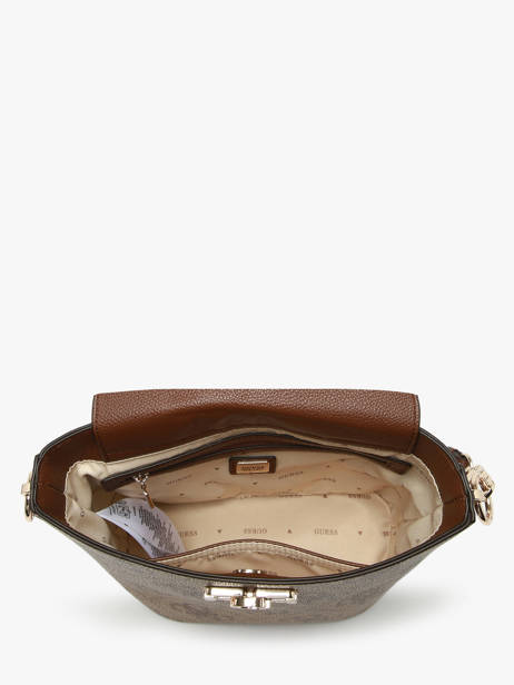 Sac Bandoulière Karnilla Logo Guess Marron karnilla logo OS990101 vue secondaire 3