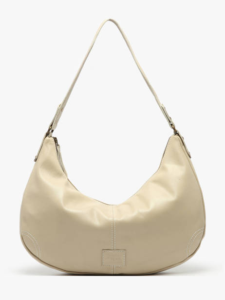 Sac Porté épaule Seam Cuir Basilic pepper Beige seam BSEA04