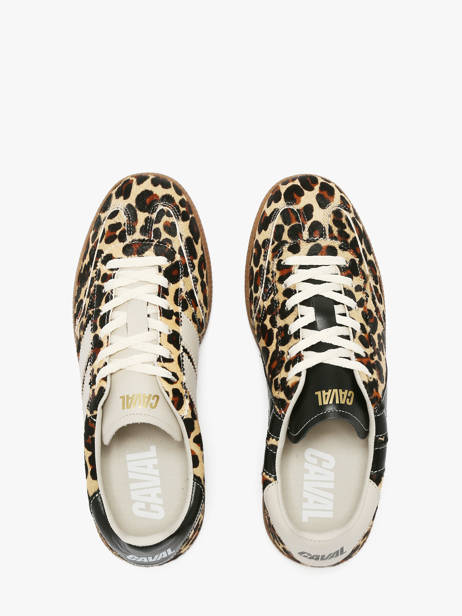 Sneakers En Cuir Caval Multicolore women BAPULS30 vue secondaire 3