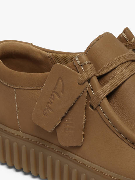 Chaussures Derbies En Cuir Clarks Marron men 26186161 vue secondaire 3