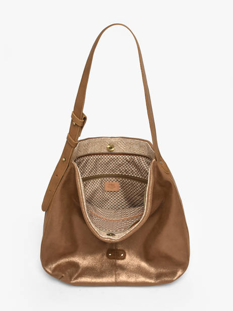 Sac Porté épaule Vintage Cuir Mila louise Marron vintage 23047XC vue secondaire 3