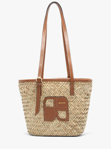 Sac Porté épaule Paille Nat et nin Beige paille PL
