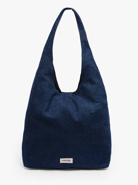 Le Sac Hobo Richelieu Coton Recyclé Rivedroite Bleu timeless RICHETIM