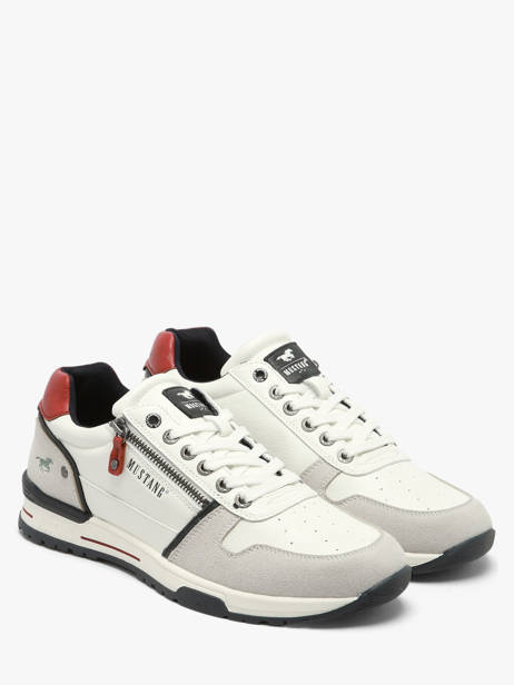 Sneakers Mustang Blanc men M0281002 vue secondaire 1