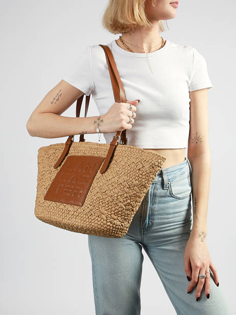 Sac Porté épaule Le Panier Lancaster Beige le panier 80 vue secondaire 1