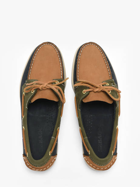 Chaussures Bateau En Cuir Sebago Multicolore men 7111M2W vue secondaire 3