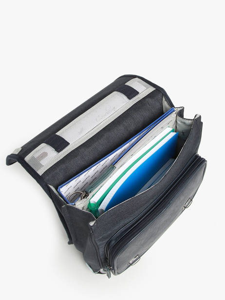 Sac à Dos 2 Compartiments Cameleon Bleu vintage urban PBVBSD39 vue secondaire 3