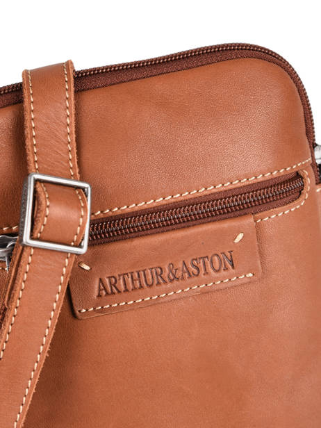 Pochette Homme Arthur & aston Marron johany 8 vue secondaire 1