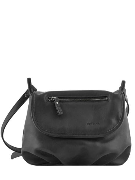 Sac Bandoulière Jen Cuir Nat et nin Noir vintage JEN