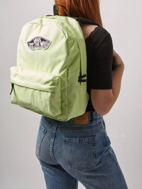 Sac à Dos 1 Compartiment Vans Vert backpack VN0A3UI6 vue secondaire 3