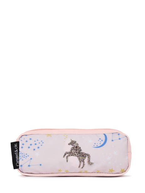 Trousse 2 Compartiments Caramel et cie Rose boheme FI