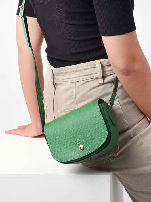 Longchamp Epure Sacs porté travers Vert