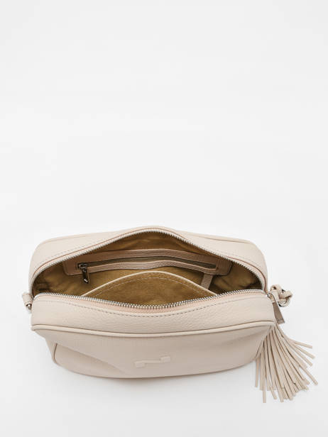 Sac Bandoulière Camera Bag Cuir Nathan baume Beige nathan 2 vue secondaire 3