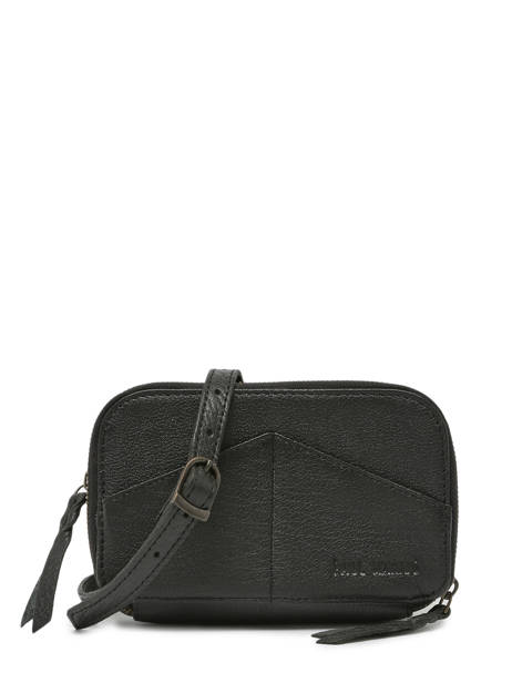 Sac Banane/bandoulière Paula Cuir Paul marius Noir vintage PAULA