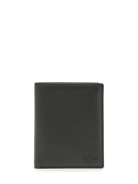 Portefeuille Cuir Yves renard Noir foulonne 23426