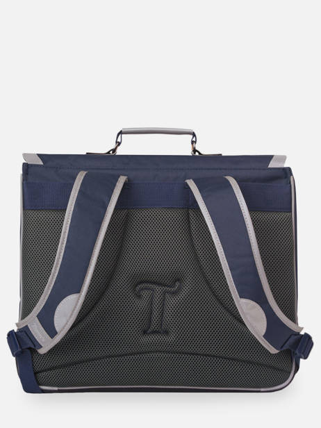 Cartable 2 Compartiments Tann's Bleu les fantaisies g 41187 vue secondaire 4