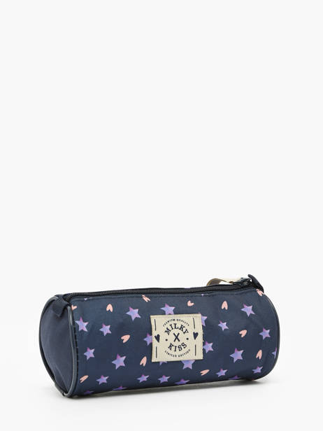 Trousse 1 Compartiment Milky kiss Bleu horse universe 3384 vue secondaire 2