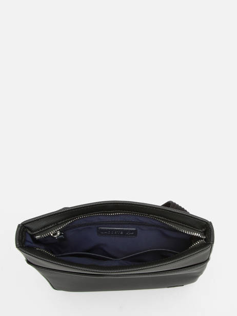 Sac Bandoulière Lacoste Noir men's classic NH4424HC vue secondaire 3